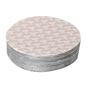 smart pack aluminum foil for packing of hdpe without transparent plastic jars material  sealing bottle packing silver foil  one piece seal liner  size 120mm with 1000piece
