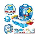 Smart Picks Medical Suitcase Pretend Play Doctor Set for Kids (Multicolor, 18 Piece)