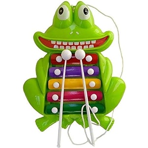 smart picks xylophone pull along panda shape 2 in 1 musical toy for kids and toddlers colour may vary