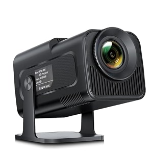 smart projector with android 11 hd projector 1080p 4k wifi6 bt home theater video projector 180 rotatable stand car keystone correction for mobile phone tv stick