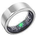 Smart Ring-Size First Before You Buy, No APP Subscription,7-10 Days of Use,Sleep|Activity|Stress|Heart Rate|SPO₂ Tracker, Compatible with iOS and Android (Silver, 13)