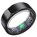 Smart Ring for Women Men,No Subscription Fee (Black, 10)