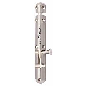 smart shophar barrel bolt slide lock brass capsule tower bolt nickel silverdurable and long-lastingsmooth functionalitysuitable for doors and gates solid brass nickel silver finish 08 inch p