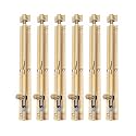 Smart Shophar Barrel Bolt Slide Lock Brass Plain Tower Bolt Antique/Heavy-Duty Hardware/Rust-Resistant/Convenient Assembly/Durable Construction/Suitable for Doors, Cabinets Solid Brass Antique