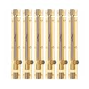 Smart Shophar Barrel Bolt Slide Lock Brass Plain Tower Bolt Gold Silver/Heavy Duty with Easy Grip Door &amp; Window Security Latch Lock/Home, Bathroom, Kitchen and Office Solid Brass Gold Silver Fi