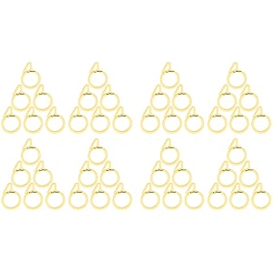 smart shophar plastic nemani curtain ring 15 inches cream pack of 48  enhanced durabilityeasy to usesuitable for curtains