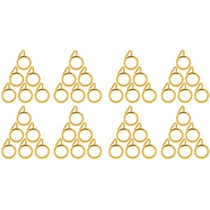 smart shophar plastic nemani curtain ring 15 inches yellow pack of 48  smooth glidingsturdy and durablesuitable for heavy drapes