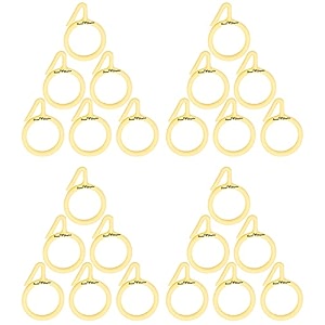 smart shophar plastic nemani curtain ring 15 inches cream pack of 24  sturdy constructionsmooth slidingsuitable for drapes
