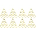 Smart Shophar Plastic Nemani Curtain Ring 1.5 Inches Cream Pack of 48 / Enhanced Durability/Easy to Use/Suitable for Curtains