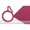 Smart Shophar Premium Home Improvement Hardware Plastic Nemani Curtain Ring Red - Sturdy and Functional Curtain Rings - Reliable, Decorative Design, Seamless Setup Process, Maintain Quality for L...
