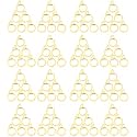 Smart Shophar Plastic Nemani Curtain Ring 1.5 Inches Cream Pack of 96 / Strong and Secure Hold/Elegant Design/Suitable for Home Decor