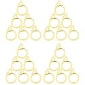 Smart Shophar Plastic Nemani Curtain Ring 1.5 Inches Cream Pack of 24 / Sturdy Construction/Smooth Sliding/Suitable for Drapes