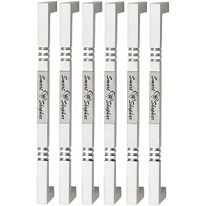 smart shophar door pull handle stainless steel palm cabinet handle silver with screwskitchen cabinet hardwaredoor pulls for wooden furniture wardrobe cabinets cupboards amp drawers stainless s