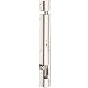 Smart Shophar Barrel Bolt Slide Lock Stainless Steel Plain Tower Bolt Silver, / Heavy-Duty Locking/Rapid and Effortless Mounting/Ideal for Gates and Large Doors Stainless Steel Silver Finish 08 I