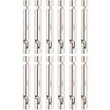 Smart Shophar Barrel Bolt Slide Lock Stainless Steel Plain Tower Bolt Silver, / Simple and Functional/User-Friendly Installation/Enhances Door Security Stainless Steel Silver Finish 10 Inch Pack