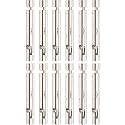 Smart Shophar Barrel Bolt Slide Lock Stainless Steel Plain Tower Bolt Silver, / Simple and Practical/Effortless Installation/Suitable for Doors and Windows Stainless Steel Silver Finish 04 Inch P