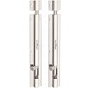 Smart Shophar Tower Bolt Latch Stainless Steel Plain Tower Bolt Silver, / Multipack Value/Durable Construction/Perfect for Double Door Installations Stainless Steel Silver Finish 06 Inch Pack of 2