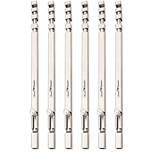 smart shophar barrel bolt slide lock stainless steel square section tower bolt silverheavy-duty constructionsimple to implementperfect for doors and cabinets