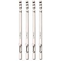 Smart Shophar Barrel Bolt Slide Lock Stainless Steel Square Section Tower Bolt Silver/Sleek and Stylish/Smooth Operation/Great for Interior and Exterior Doors, Windows, and Furniture Stainless