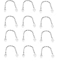 Smart Shophar Premium Home Improvement Hardware Stainless Steel Suzu Table Chain Silver, / Vintage Appeal/Sturdy and Reliable/Ideal for DIY Projects Stainless Steel Silver Finish 12 Inch Pack of 12