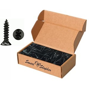 smart shophar heavy duty metal fitting steel flat head sheet metal screws 32 x 8 mm black oxide finish pcsstrong amp reliable fasteners for heavy-duty projects
