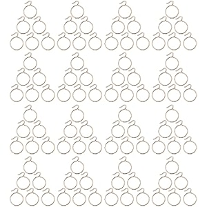 smart shophar steel supreme curtain ring 15 inches silver pack of 96 reliable curtain rings for large setups