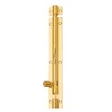Smart Shophar Door Slide Latch Latchbolt Sturdy Construction Brass Plain Tower Bolt Gold/Effortless Installation//Secure Locking Solid Brass Gold Finish 04 Inch Pack of 1
