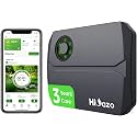 Smart Sprinklers Controller 2.4GHz WiFi, Irrigation Controller Easy Use App Enabled, 4 Zones + 16 Plans, Save Water Auto Skip Rain, Freeze & Wind, 10 Minutes Install