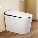 Eridanus One Piece Smart Bidet Toilet, Auto Lid, Wash &amp; Dry, White Black