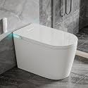 Smart Toilet with Bidet Built in Heated Seat Auto Flush & Seat/Lid