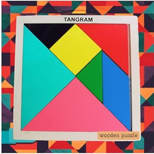 floor puzzle amp game - puzzle amp play space 96pieces jigsaw puzzles 42 x 30 cm 15no39s flashcardstoddler puzzlesgifts for boys amp girls ages 3 to 7 tangram