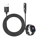 Smart Watch Charger Cable, Magnetic SmartWatch Accessories Charger Cable 2 Pin Cord, Charger Contact pin spacing 7.62 mm for Smart Watch, Fitness Tracker