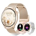 Smart Watch for Women Bluetooth Call, 1.43" HD Fitness Tracker(Rose Gold)