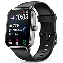 Smart Watch for Women Men,1.85 inch AMOLED Touchscreen for Android &amp; iPhone,Fitness Watch 110+ Sport Modes Heart Rate/Sp02/Sleep/Calories Monitor IP68 Waterproof,Bluetooth Calls (Black, 1.7)