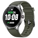 Smart Watches for Women Men, 1.27" Round Fitness Watch for Android iPhone with Bluetooth Calls (Make/Answer), AI Voice Command, Heart Rate/SpO2/Sleep Monitor, 12 Days Battery, IP68 Waterproof