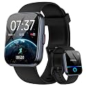 Smart Watch for Men Women, 1.85" Smart Watches Compatible iPhone/Samsung/Android (Answer/Make), Fitness Tracker with Heart Rate/Sleep/SpO2 Monitor, Smartwatch 3ATM Waterproof 120+ Sport Modes, Alexa