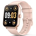 Smart Watches for Women,1.85" HD Display Compatible iPhone/Android (Answer/Make Calls),110+ Sport Modes Fitness Tracker with Heart Rate/Sleep/Sp02 Monitor,200+watch Face IP68 Waterproof (Pink, 1.8)