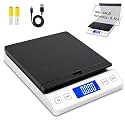 Smart Weigh Digital Shipping Scale, 88 lb / 40 kg Capacity, PCS Counting, 0.3 oz Readability, Tare, Hold, USB-C & Batteries