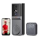 Trenzu Smart WiFi Video Doorbell | Wireless Door Bell Security Camera with Night Vision | AI Motion & Human Detection | 2-Way Intercom | Instant Phone Alert | Alexa & Google | Waterproof | Easy Setup