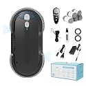 Window Cleaning Robot - Double Helix 4800-6400Pa Suction, Dual Ultrasonic Spray, 85ml Tank, Edge Detection, Anti-Drop, 3 Cleaning Modes for Streak-Free Glas