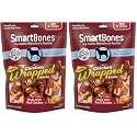 SmartBones Chicken-Wrapped Sticks, Treat Your Dog to a Rawhide-Free Chew Made with Real Chicken and Vegetables (Pack of 2)