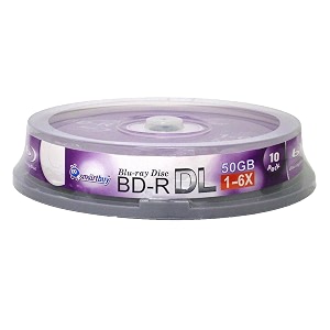 Smartbuy 30-disc 50gb 6X Blu-ray Bd-r Dl