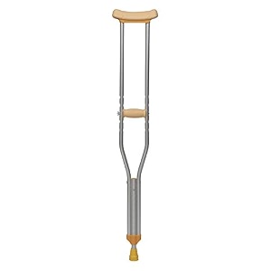 smartcare under arm auxiliary crutch - adjustable height medium for enhanced mobility and comfort