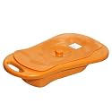 SMARTCARE Unisex Polypropylene Bed Pan with Lid - Comfort and Convenience | Hygienic Solution for Bedridden Individuals (BLACK)