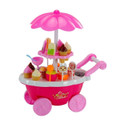 Smartcraft Ice Cream Kitchen Play Cart Kitchen Set Toy With Lights And Music -Small
