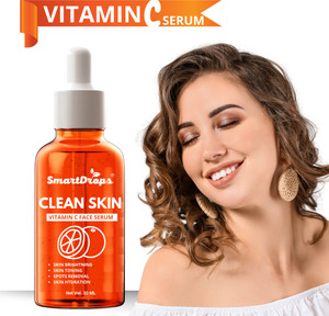 smartdrops professional vitamin c face serum - skin brightening anti-aging face serum 30 ml