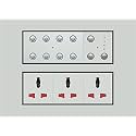Smarteefi 9 Port WiFi Smart Switch Board, 5 Smart Switch, 1 Smart Fan, 3 Smart Plug, Guaranteed Schedules, Compatible with Alexa/GHome, White (Size: 12M (220mmx160mmx40mm))