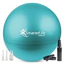 SmarterLife Exercise Ball, Yoga Ball for Gym, Balance, Stability, Pregnancy