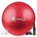 SmarterLife Exercise Ball, Yoga Ball for Gym, Balance, Stability, Pregnancy