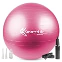 SmarterLife Exercise Ball, Yoga Ball for Gym, Balance, Stability, Pregnancy